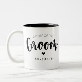 Vater der Bräutigam-Tasse personifizieren Ihr Zweifarbige Tasse