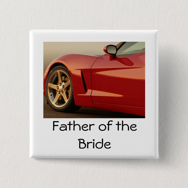 Vater der Bride Corvette Button (Vorderseite)