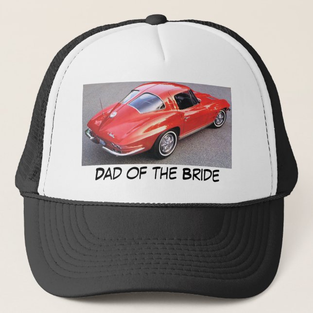 Vater der Bride Corvette Truckerkappe (Vorderseite)