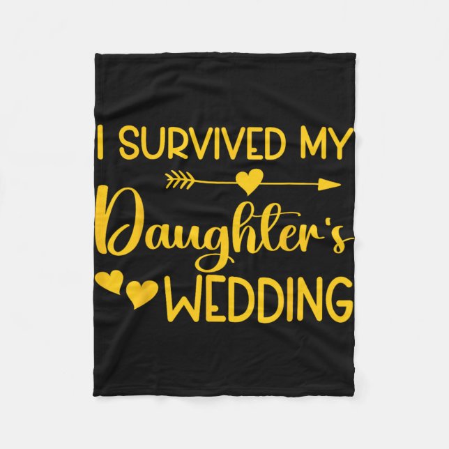 Vater der Bride Funny Bridal Bachelor Party Da Fleecedecke (Vorderseite)