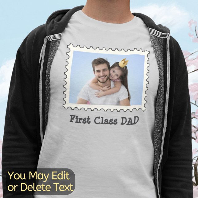 VATER der ersten Klasse Bester Vater, benutzerdefi T-Shirt (Von Creator hochgeladen)