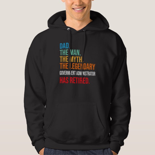 Vater Der gesetzgebende Regierungsverwalter hat ge Hoodie (Vorderseite)
