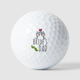Vater der Golfbride für Hochzeiten Golfball