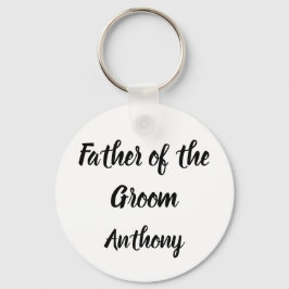 Vater der Groom-Geschenk Individuelle Name Hochzei Schlüsselanhänger