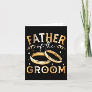 Vater der Groom Grooms Vater Hochzeit und Enga Karte