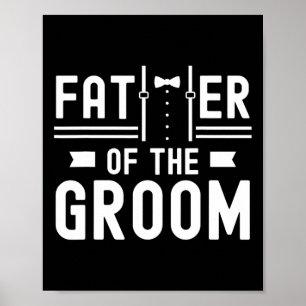 Vater der Groom Redewendungen Bachelor Party Hochz Poster