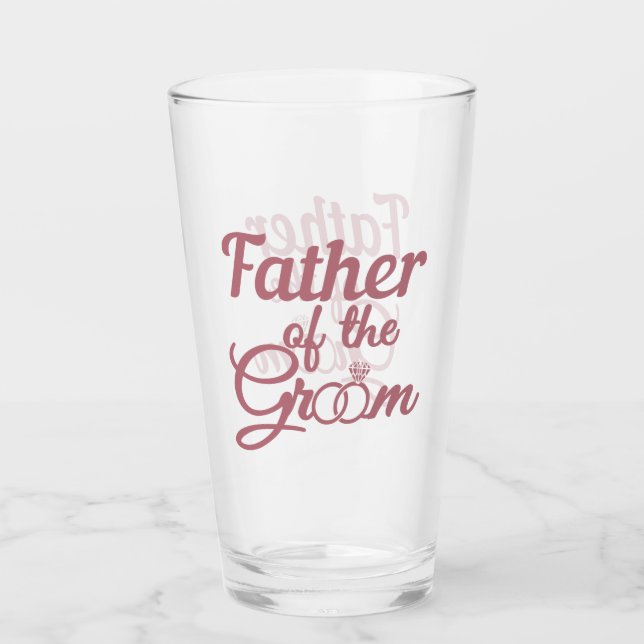 Vater der Hochzeitsfamilie der Gärten Glas (Vorderseite)