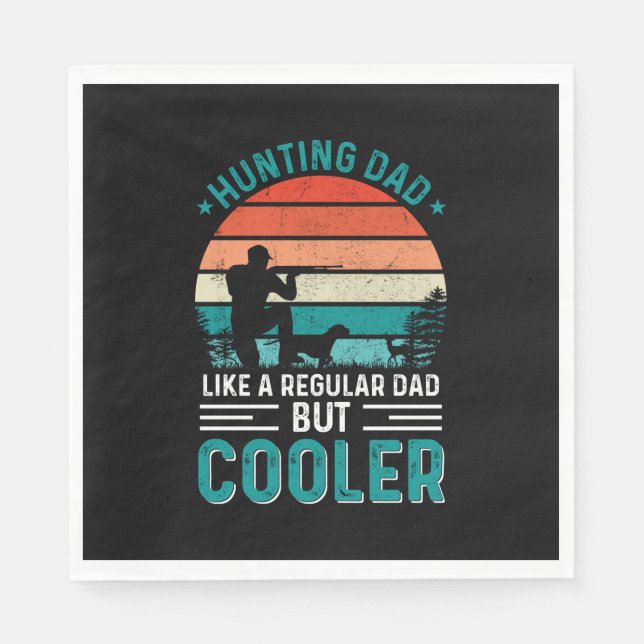 Vater der Jagd Serviette (Vorderseite)