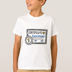 Vater der Jahresurkunde T-Shirt