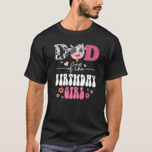 Vater der Jungfrauenfarm Groovy Floral Cow Farm A T-Shirt