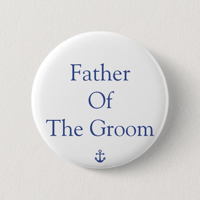 Vater der kalten Hochzeitsknöpfe im Bauernhof Button (Vorderseite)