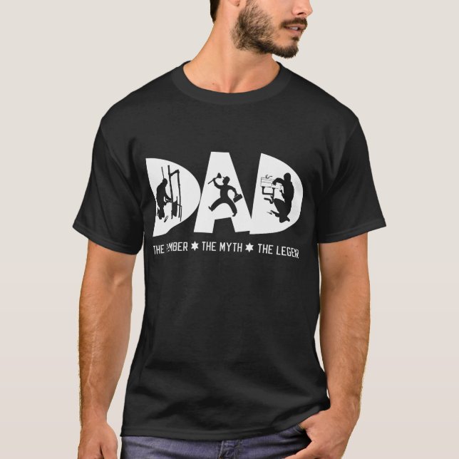 Vater der Klempner-Mythos das T-Shirt (Vorderseite)