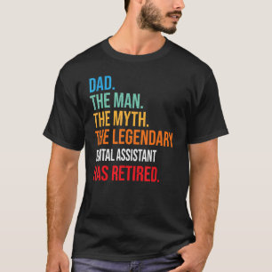 Vater Der legendäre Zahnarzt hat sich gelehnt T-Shirt
