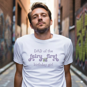 Vater der Lila Märchen First Berry Geburtstag T-Shirt