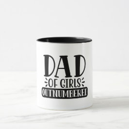 Vater der Mädchen übertroffen Tasse