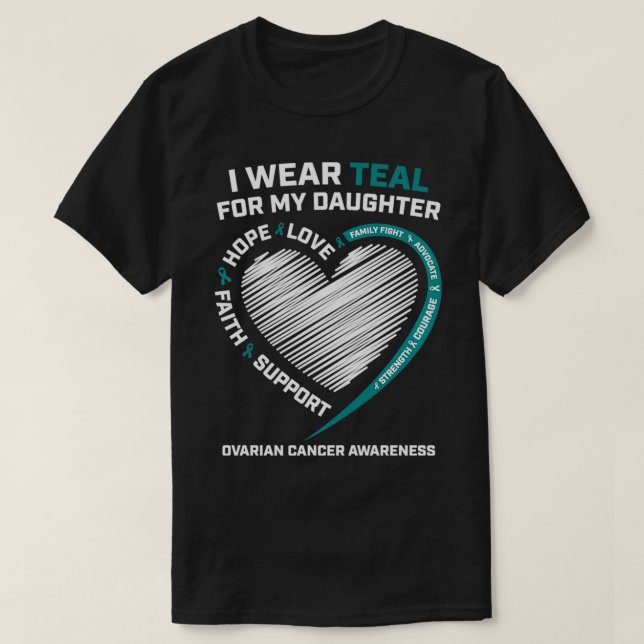 Vater der Mama, den ich für meinen Ovarialkarzinom T-Shirt (Design vorne)