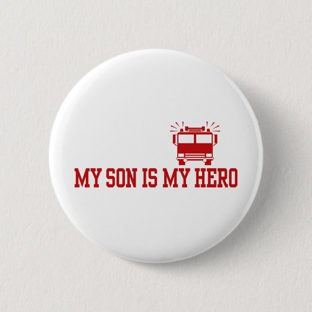 Vater der Mama des Feuerwehrmanns Button (Vorderseite)