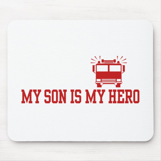 Vater der Mama des Feuerwehrmanns Mousepad (Vorne)