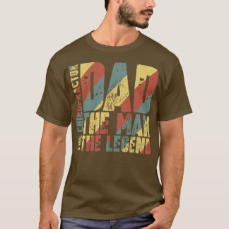 Vater Der Mann Der Chiropraktiker die Legende T-Shirt