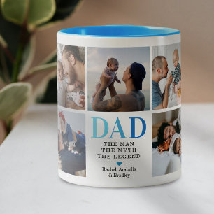 Vater Der Mann Der Mythos Das legendäre Foto Zweifarbige Tasse