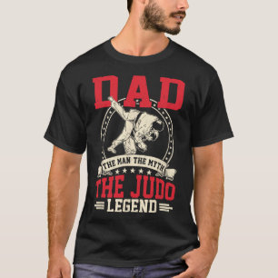 Vater der Mann der Mythos der Judo legendäre Desig T-Shirt