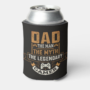 Vater Der Mann der Mythos Der legendäre Gamer Blac Dosenkühler