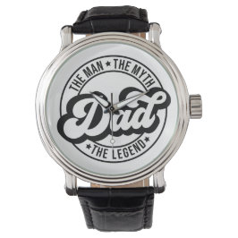 Vater der Mann der Mythos der Legende pa Papa Männ Armbanduhr