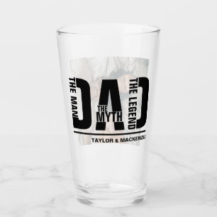 Vater Der Mann der Mythos der Legende Personalisie Glas