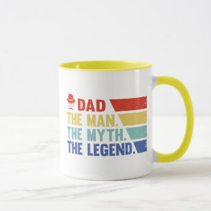 Vater. Der Mann, der Mythos, der Legende. Tasse