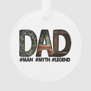 Vater - der Mann der Mythos der Legende Vater; Vat Ornament