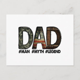 Vater - der Mann der Mythos der Legende Vater; Vat Postkarte
