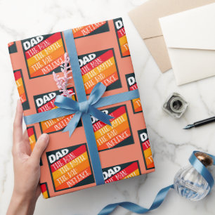 Vater der Mann, der Mythos, der schlechte Einfluss Geschenkpapier