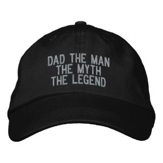 Vater der Mann, der Mythos, der Vatertag Legenden- Bestickte Baseballkappe