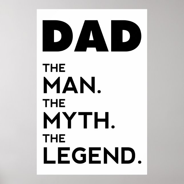 VATER, Der Mann, der Mythos, die Legende, das Vate Poster (Vorne)