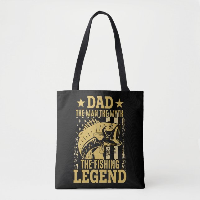 Vater - Der Mann, der Mythos, die Legende der Fisc Tasche (Vorderseite)