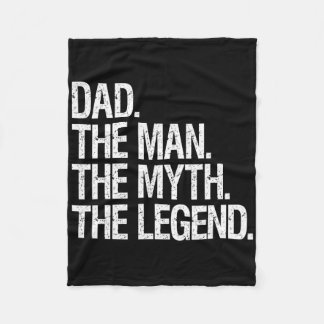 Vater Der Mann der Mythos Die Legende Funny Vather Fleecedecke