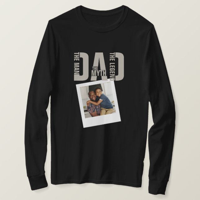 Vater der Mann, der Mythos, die Legende T-Shirt (Design vorne)