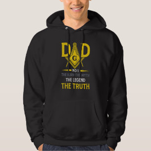 Vater Der Mann Masonic Mythos Die Wahrheit Die Leg Hoodie