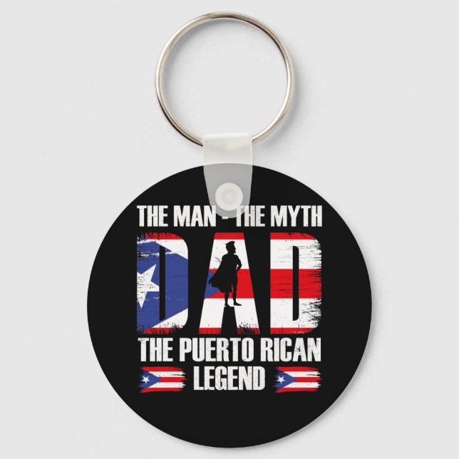 Vater Der Mythos der Puerto-Rico-Legende Schlüsselanhänger (Vorderseite)