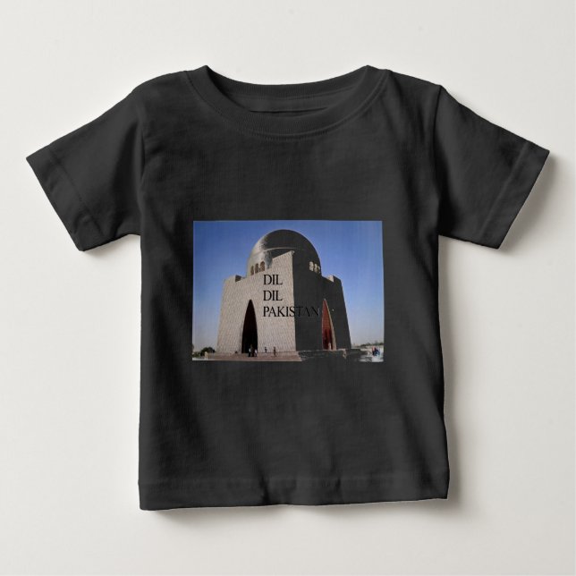 Vater der Nation: Mazar-e-Quaid Baby T-shirt (Vorderseite)