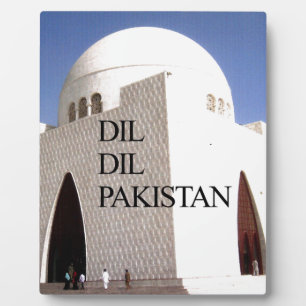 Vater der Nation: Mazar-e-Quaid Fotoplatte