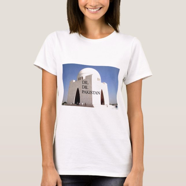 Vater der Nation: Mazar-e-Quaid T-Shirt (Vorderseite)
