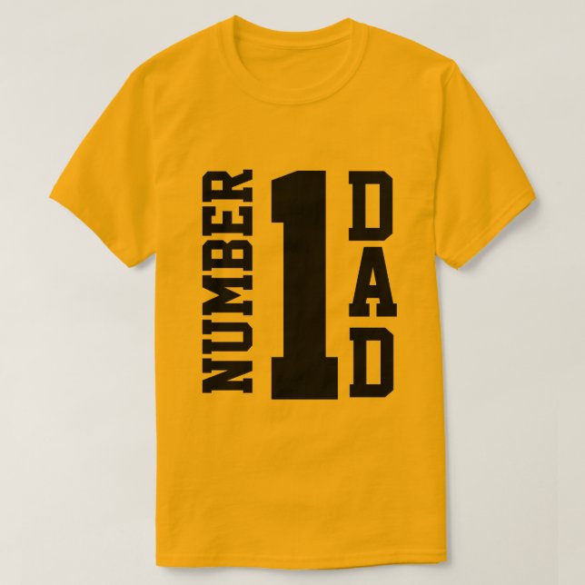 Vater der Nr.-1 T-Shirt (Design vorne)