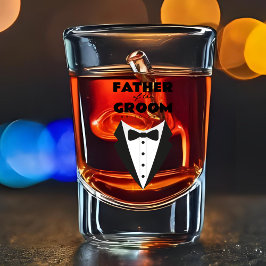 Vater der Personalisierten Hochzeit Schnapsglas