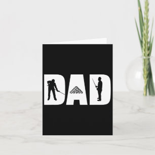 Vater Der Pool Shark Billard Fathed Day Gift Pool Karte