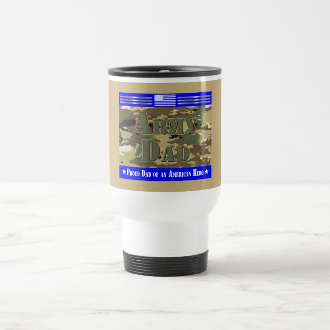 Vater der Proud Army Reisebecher (Mittel)