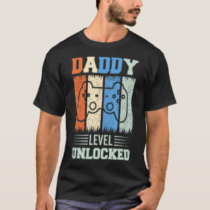 Vater der Schwangerschaftsankündigung entriegelt T-Shirt