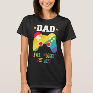 Vater der Schwangerschaftsankündigung entriegelt T-Shirt
