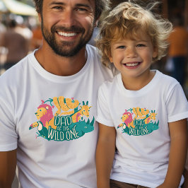 Vater der wild lebenden Jungle-Safari-Tiere T-Shirt