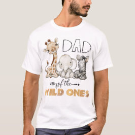Vater der Wilden zum 1. Geburtstag T-Shirt